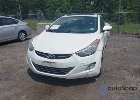 2013 Hyundai Elantra Limited из США, поврежденный, VIN 5NPDH4AE6DH173333
